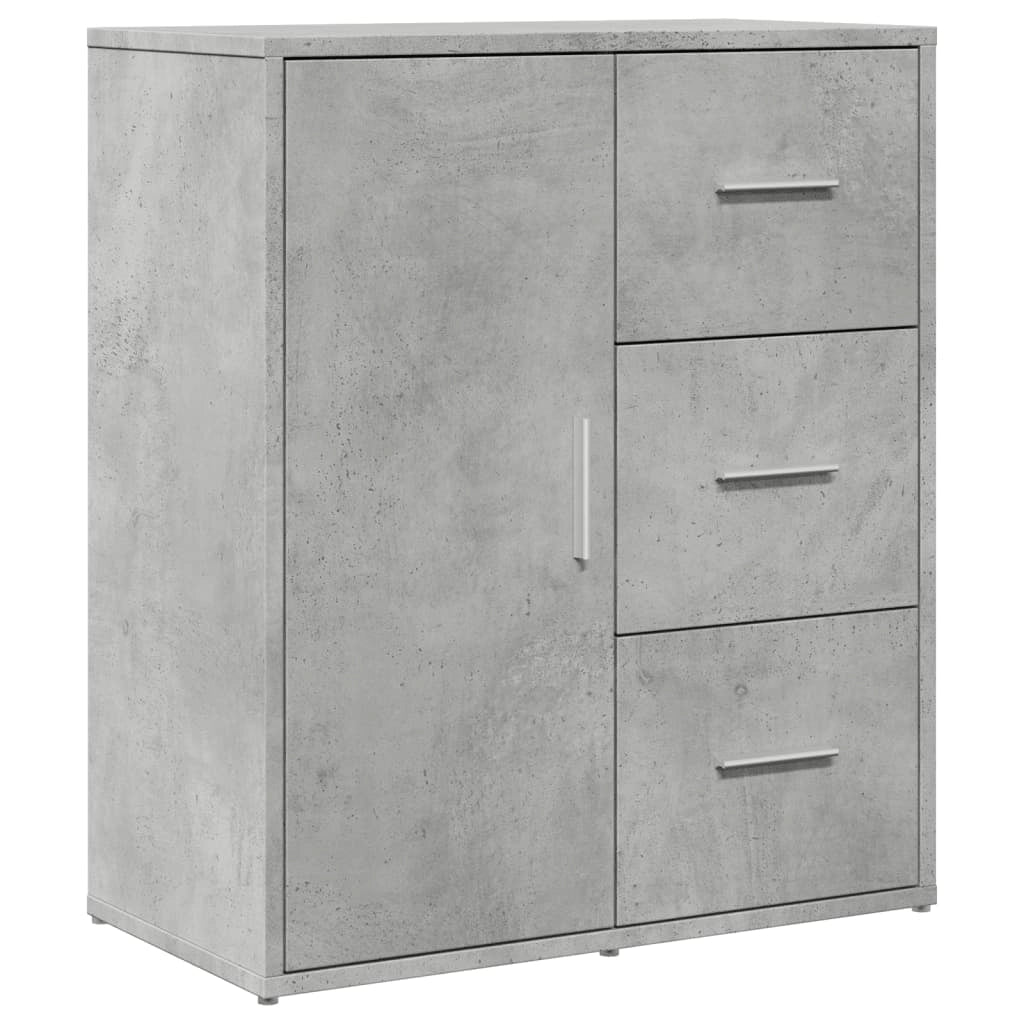 Buffet credenza cassettiera armadio mobile contenitore organizer per cucina soggiorno salotto 60 x 31 x 70 cm legno ingegnerizzato grigio 02_0031963