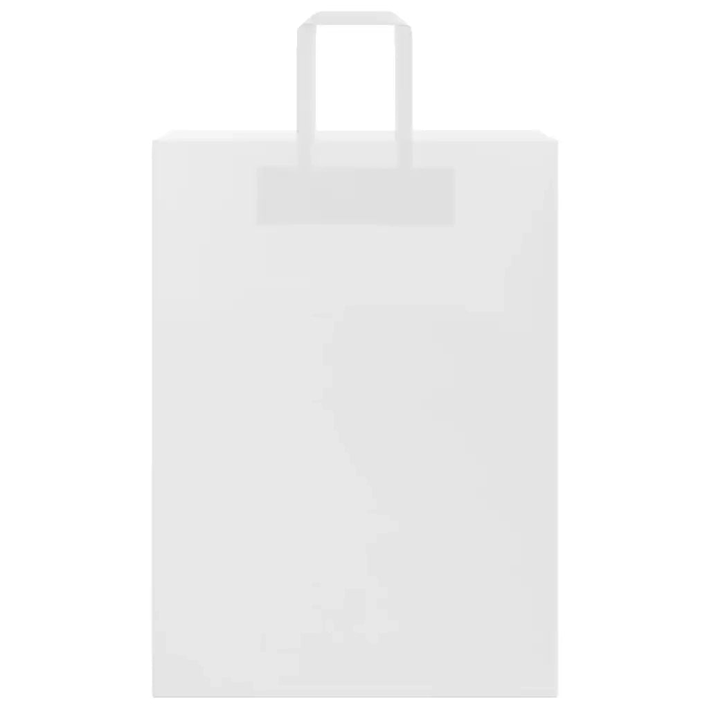 vidaXL Sacchetti di Carta 50 pz con Manici Bianchi 32x17x44 cm
