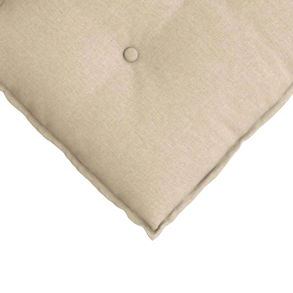 Cuscino per Schiena | Cuscino dorsale Crema 120 x 19 x 50 cm Tessuto
