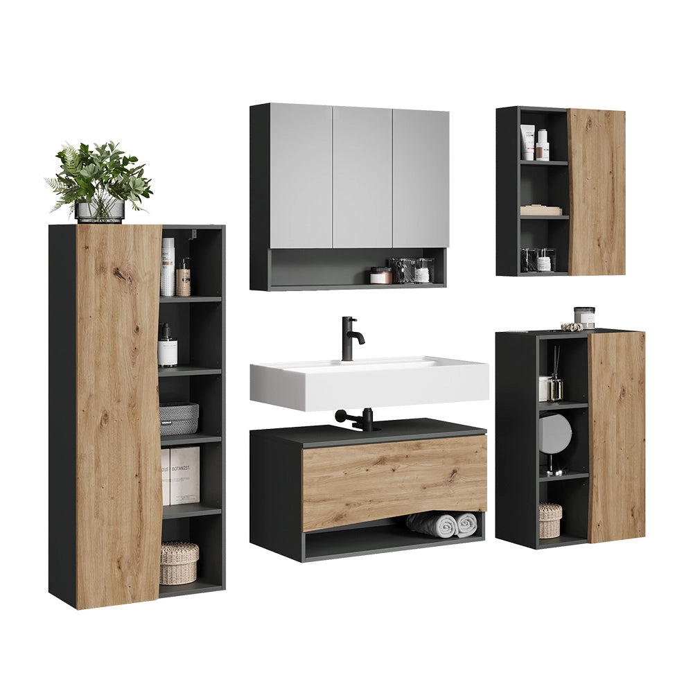 Vicco Set di mobili da bagno Artigiano 5 parti