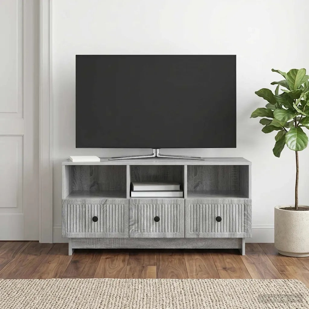 Mobile TV Grigio Sonoma 102 x 34,5 x 50 cm Legno ingegnerizzato 893991