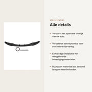 Protezione Sportiva per Bumper - Schermo da Contatto - Protezione da Scalfetti - Materiale ABS Durevole - Applicabile su E81/E82/E87/E88 dal 2008 al 2011 - Facile da Installare - Protezione per Bumper