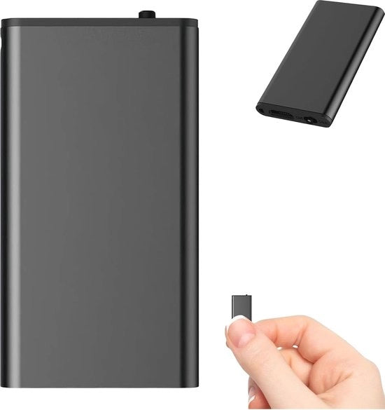 Registrazione audio compatta da 32 GB con riduzione rumore e funzione di pulizia