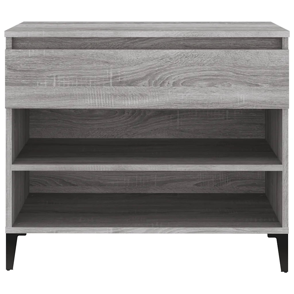 Scarpiera Grigio Sonoma 70x36x60 cm in Legno Multistrato cod mxl 37217