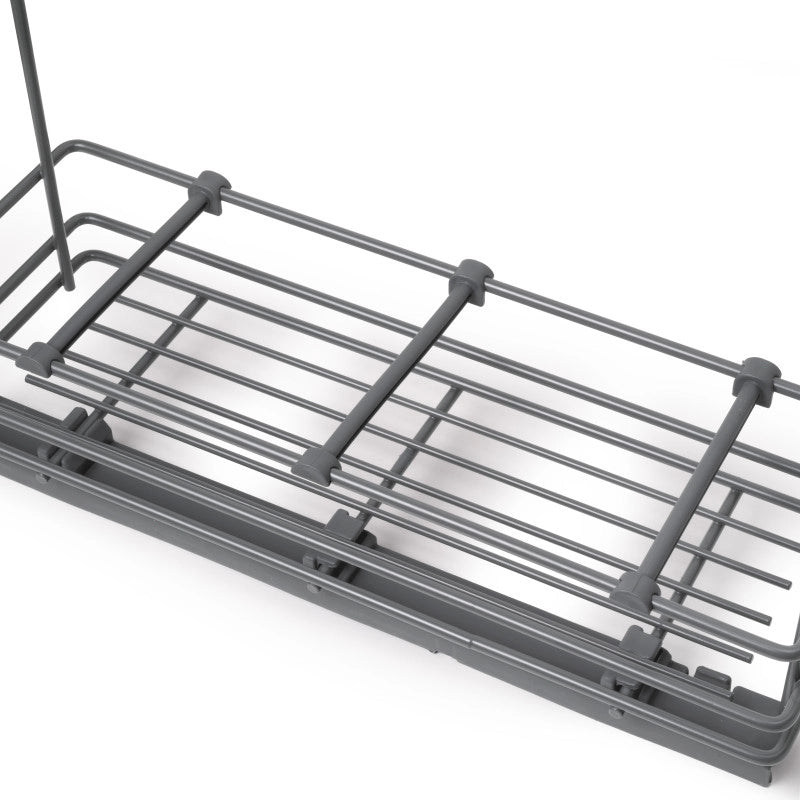TitaneMax portabottiglie laterale estraibile con chiusura soft, modulo 150 mm, Acciaio, Grigio antracite