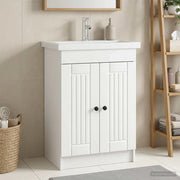 Mobiletto da bagno sotto il lavello Bianco 78,5 x 37,5 x 81 cm