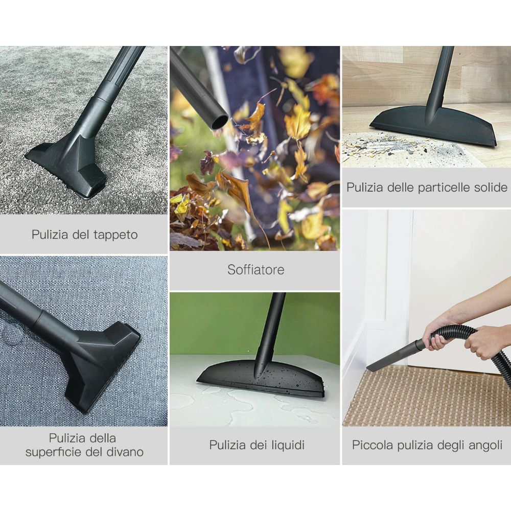 Aspiratore Solidi e Liquidi 10Lt