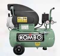 Compressore elettrico 230V-50Hz da 1.5 KW / 2.0 HP serbatoio 24Lt