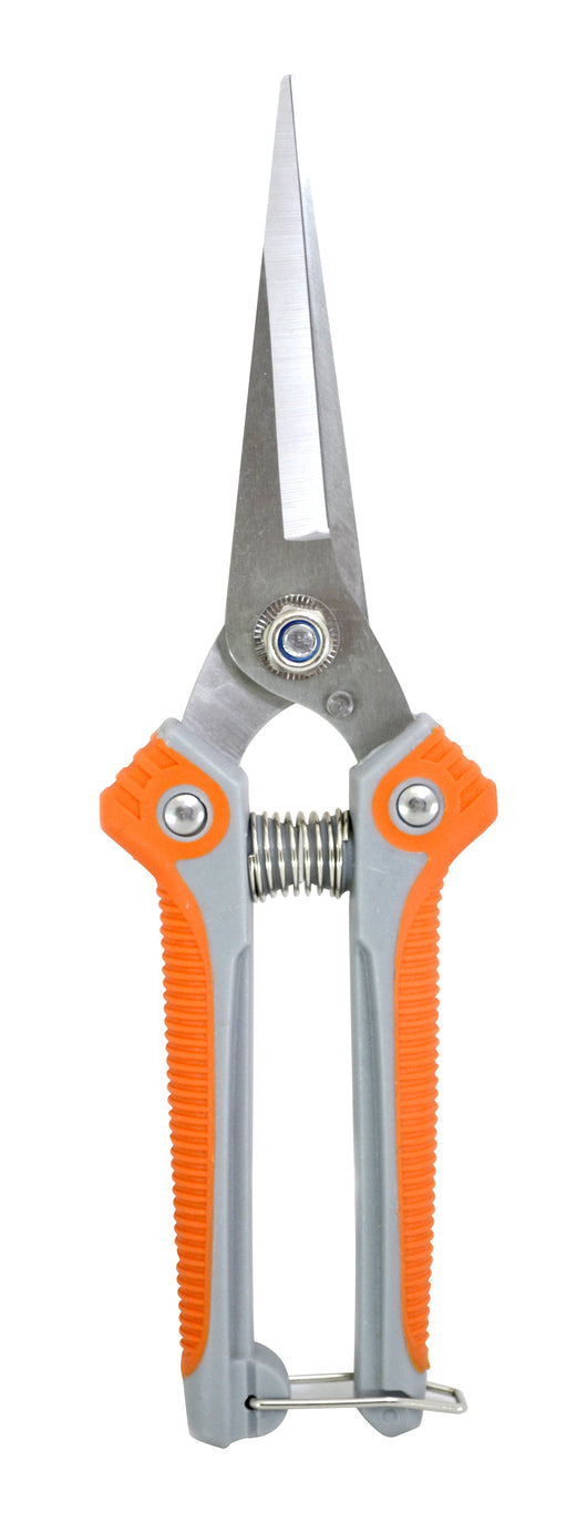 Forbici potatura con gancio di sicurezza e manico  antiscivolo, lame  lame in acciaio al carbonio #45,