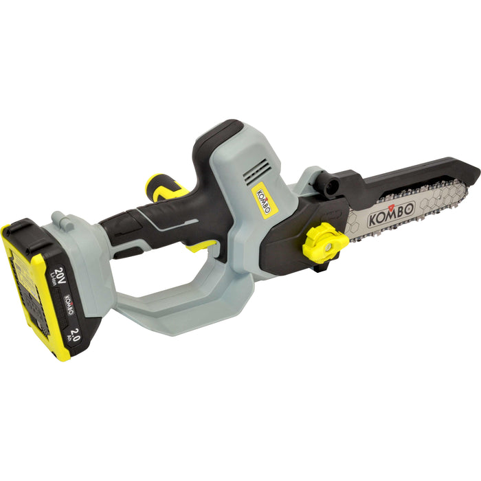 KIT MOTOSEGA BRUSHLESS 20V TAGLIARAMI  CON 2 BATTERIE