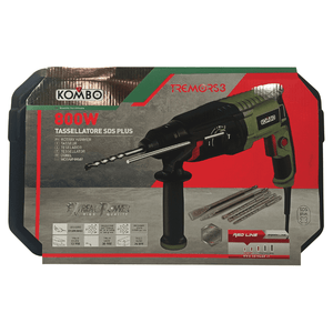 KIT TASSELLATORE SDS PLUS 800W 2.8J IN VALIGETTA