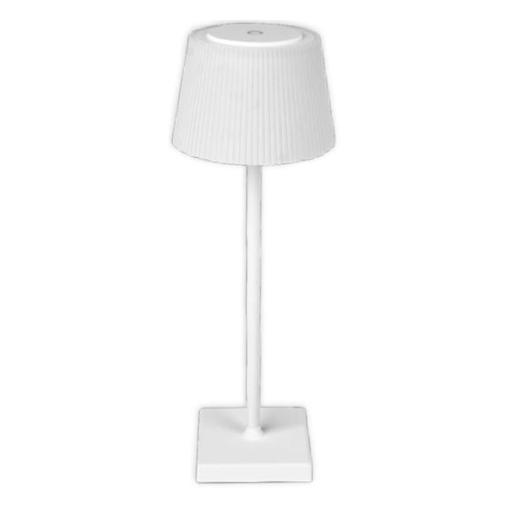 Lampada da Tavolo a LED Ricaricabile USB | Bianca, Minimalista da 200 lm