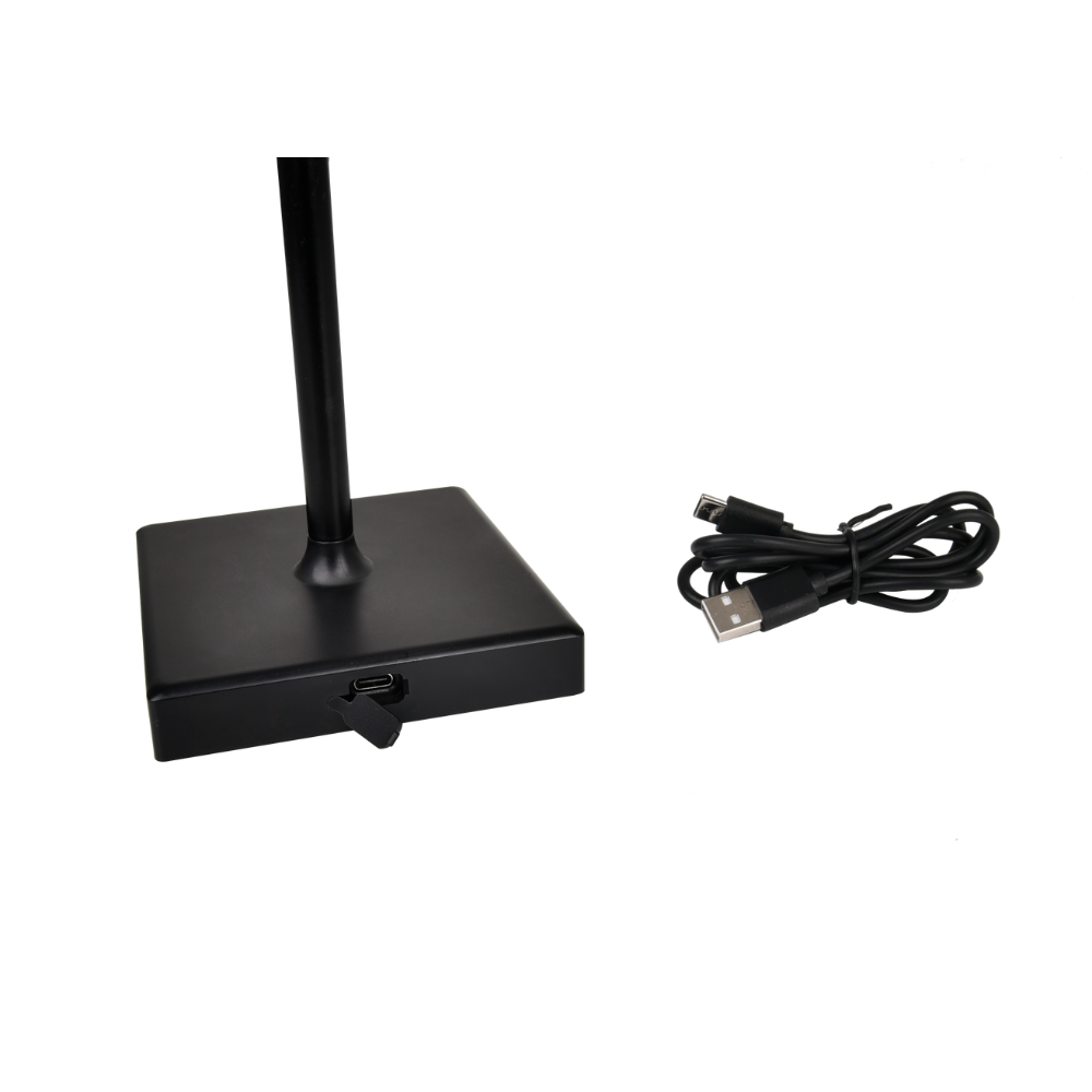 Lampada da Tavolo a LED Ricaricabile USB | Bianca, Minimalista da 200 lm