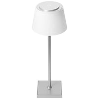 Lampada da tavolo ricaricabile dimmerabile silver