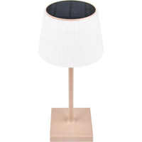 Lampada da Tavolo Sunrise Ricaricabile Solare tortora