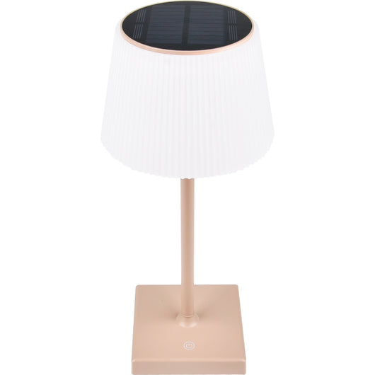 Lampada da Tavolo Sunrise Ricaricabile Solare tortora