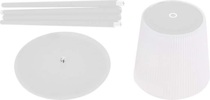 LAMPADA DA TERRA 3W 310LM RICARICABILE CON CAVO USB BIANCA