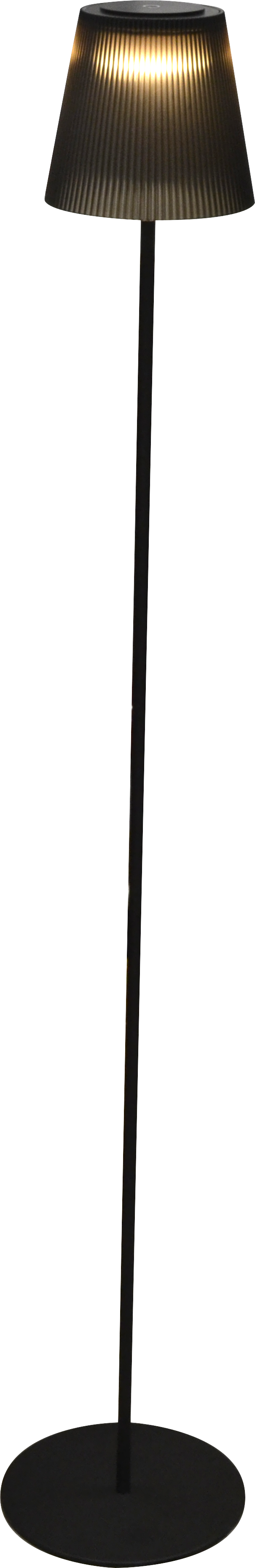 LAMPADA DA TERRA 3W 310LM RICARICABILE CON CAVO USB NERA