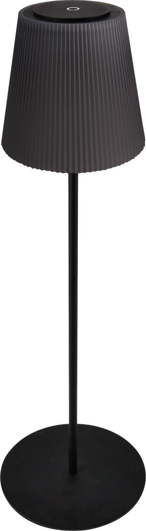 LAMPADA DA TERRA 3W 310LM RICARICABILE CON CAVO USB NERA