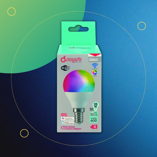 LAMPADA LED SMART WIFI P45 5W 400LM CCT