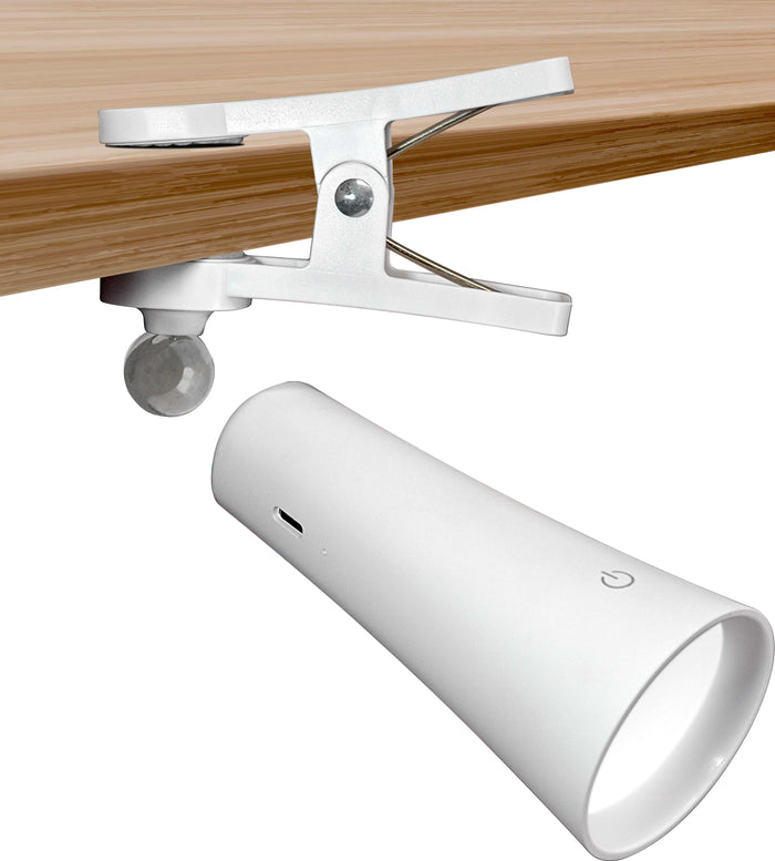 LAMPADA RICARICABILE MAGNETE BIANCA MURO+MENSOLA