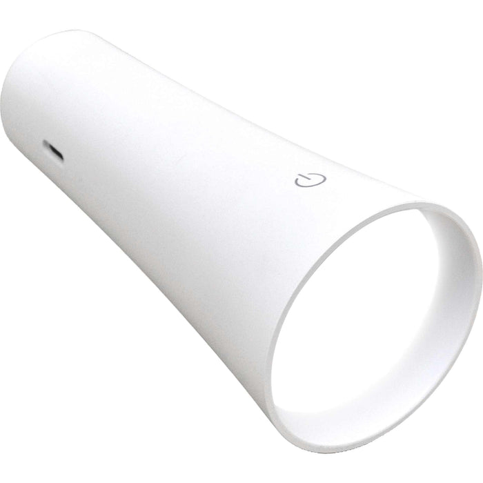 LAMPADA RICARICABILE MAGNETE BIANCA MURO+MENSOLA