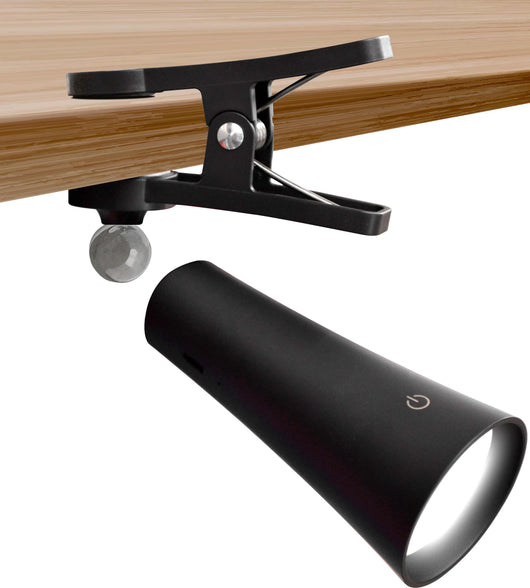 LAMPADA RICARICABILE MAGNETE NERA MURO+MENSOLA