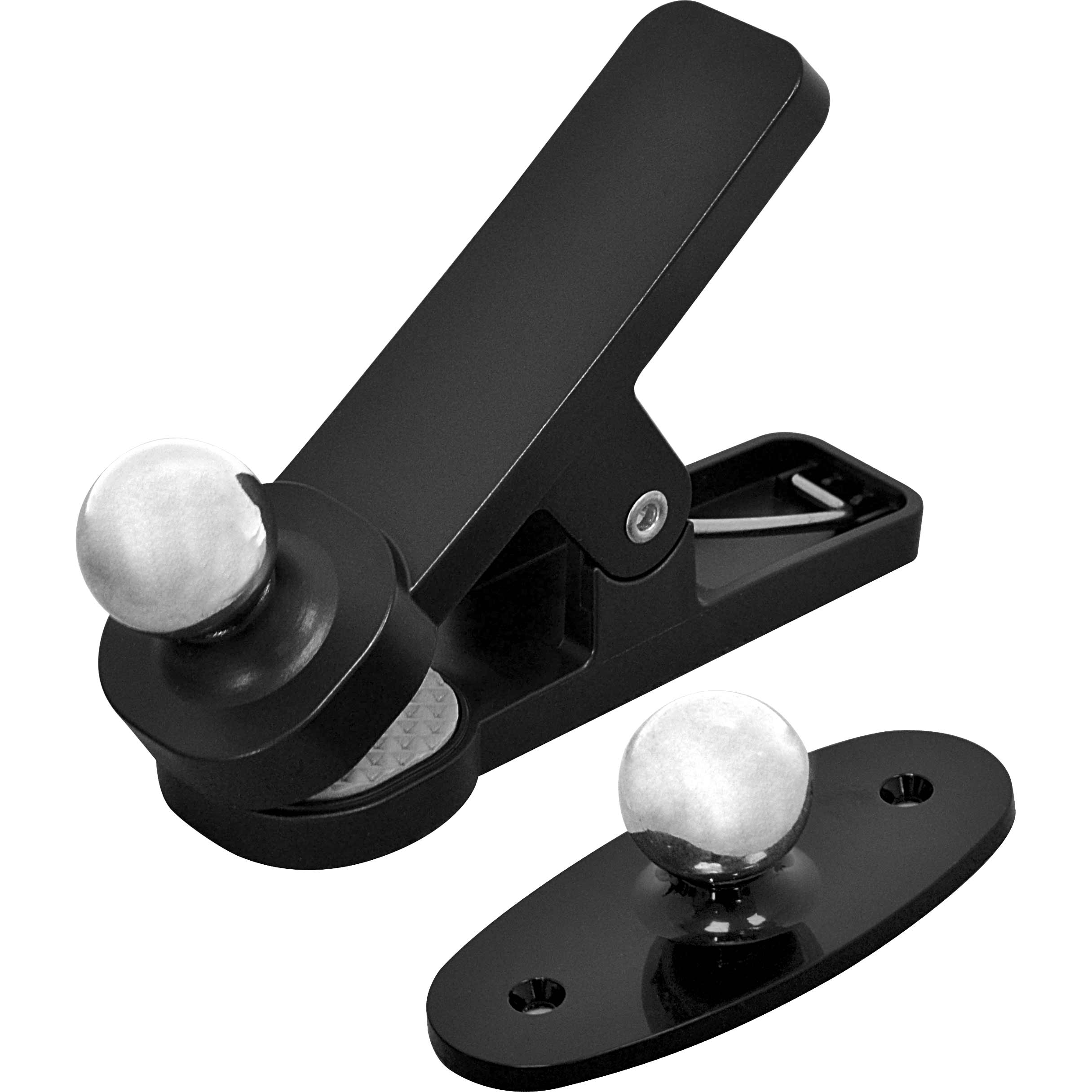 LAMPADA RICARICABILE MAGNETE NERA MURO+MENSOLA