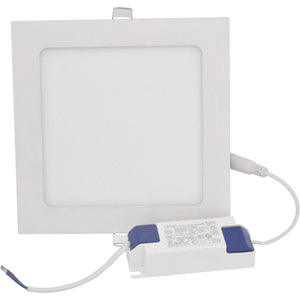 MINI PANNELLO SQUARE LED HSO 12W 1080Lm 6000°K 220/240V DIMENSIONI mm.175X175,