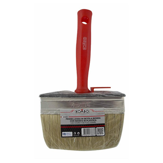 Pennellessa con Manico in Plastica Mix Setole Sintetiche + Naturali 140*40mm