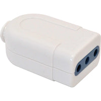 PRESA MOBILE 10A 2P+T BIANCO SPINOTTI ATTIVI CON GUAINA ISOLANTE