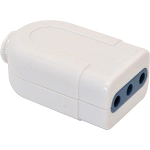 PRESA MOBILE 10A 2P+T BIANCO SPINOTTI ATTIVI CON GUAINA ISOLANTE