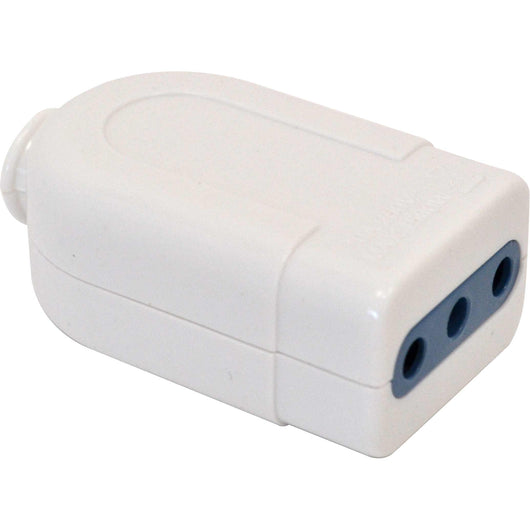 PRESA MOBILE 10A 2P+T BIANCO SPINOTTI ATTIVI CON GUAINA ISOLANTE