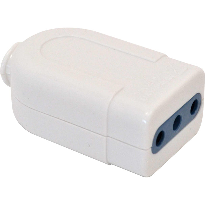 PRESA MOBILE 10A 2P+T BIANCO SPINOTTI ATTIVI CON GUAINA ISOLANTE