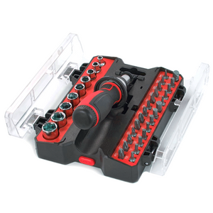 Set 36 Pezzi Cacciavite a Cricchetto con Inserti e Bussole