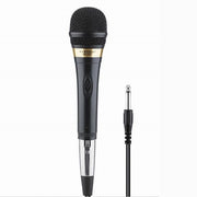 Trade Shop - Microfono Con Cavo Karaoke Feste Dinamico 3.2 Mt Xlr-jack On/off Mic-01 Fm-868 -