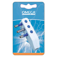 SPINA 90¦ SALVASPAZIO 10A 2P + T BIANCO CON ALVEOLI