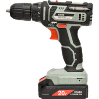 Valigetta con Trapano Avvitatore + 2 Batterie 20V 1300mAh + 28 Inserti Omaggio