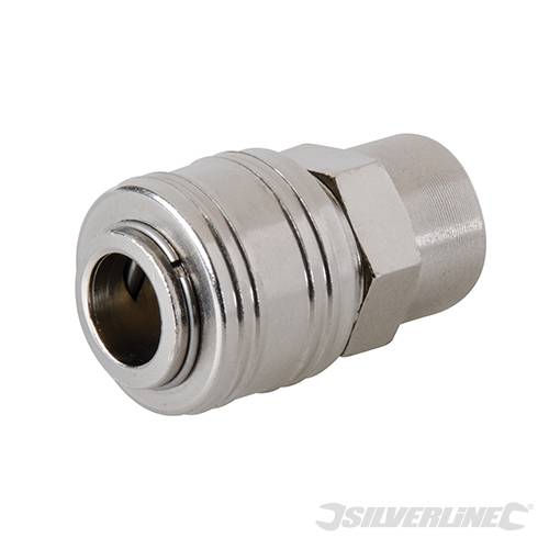 Raccordo con filettatura femmina e attacco rapido Silverline  compressore 43mm