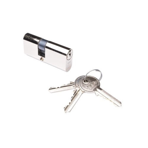 CILINDRO OVALE NICHELATO 25X10X25