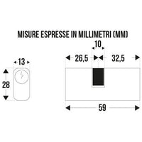 CILINDRO OVALE 26.5X10X32.5