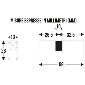 CILINDRO OVALE 26.5X10X32.5