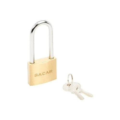 LUCCHETTO OTTONE ARCO MEDIO MM.40