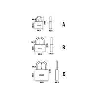 LUCCHETTO CHIAVE UNIVERSALE MM.40