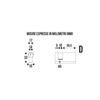 MEZZO CILINDRO CIECO MM.50.5X10