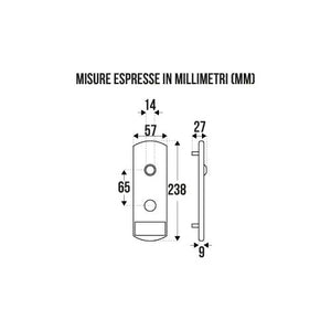 PLACCA BASCULANTE NYLON CILINDRO TONDO