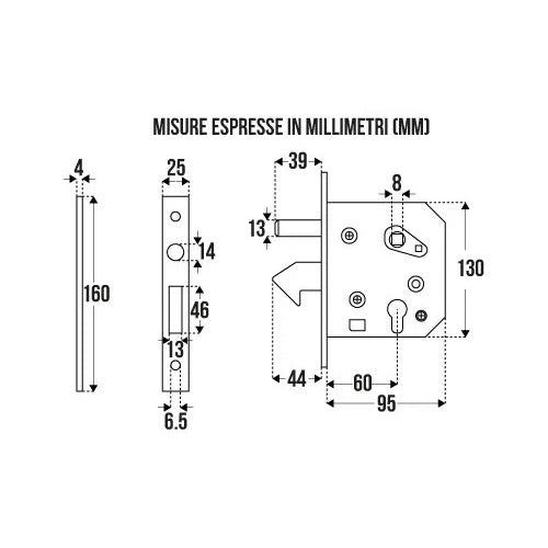 SERRATURA PER CANCELLI SCORREVOLI
