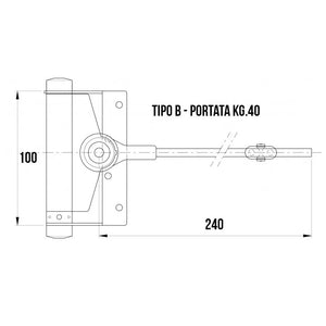 SET 2 CHIUDIPORTA PER PORTE DA 40KG