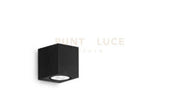 APPLIQUE ZENO SQUARE NERO 1 LUCE ATTACCO GU10 IP65 H.8CM