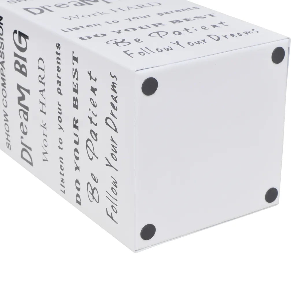 Portaombrelli Bastoni Passeggio Quadrato Acciaio 48,5 cm Bianco 242471